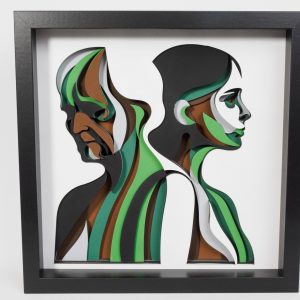 The Old & Young – Multilayer Laser Cut Holzbild