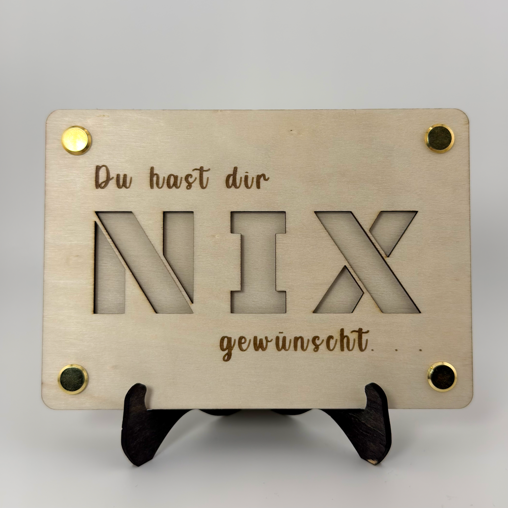 Geldgeschenk aus Holz – Kreative Geschenkidee für viele Anlässe und personalisierbar – Bild 8