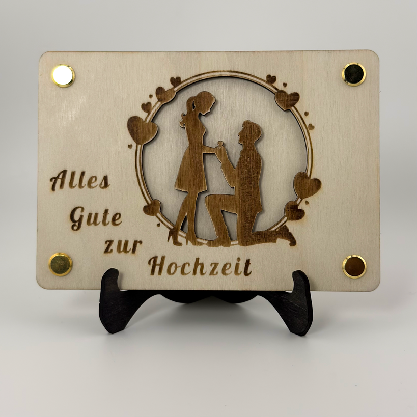 Geldgeschenk aus Holz – Kreative Geschenkidee für viele Anlässe und personalisierbar – Bild 16